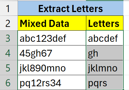 Excel Flash Fill Function
